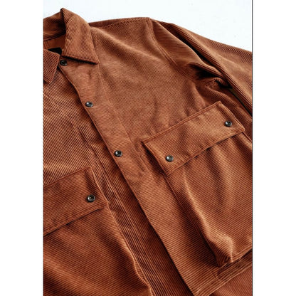 VOO TRICK CORDUROY TAIL JACKET- RENGA