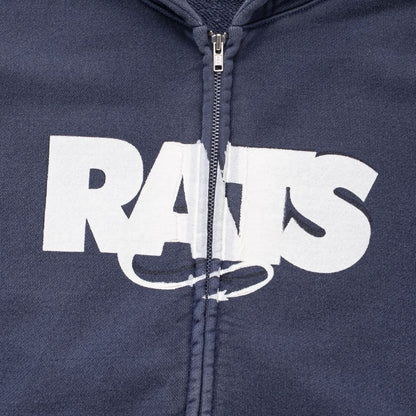RATS PIGMENT DYED ZIP HOODIE