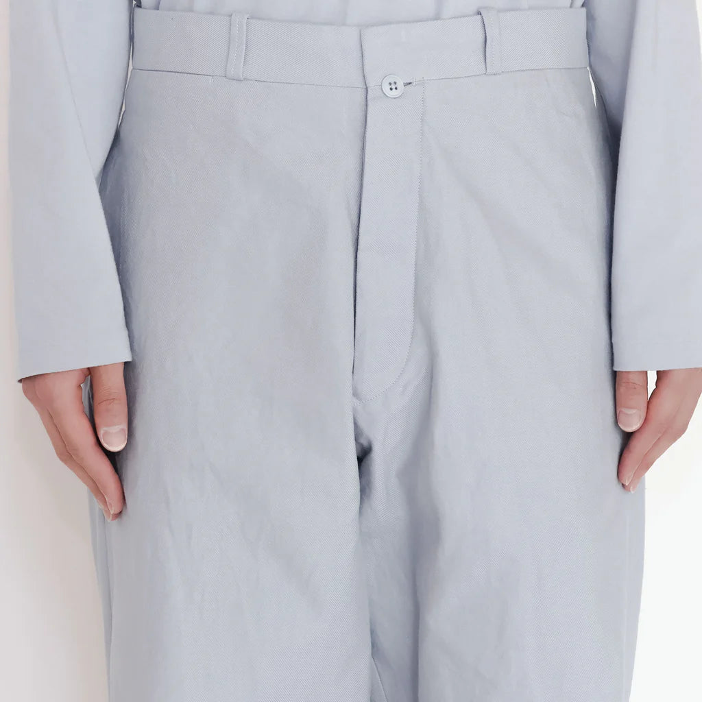 YAECA Chino Cloth Trousers Wide Tapered