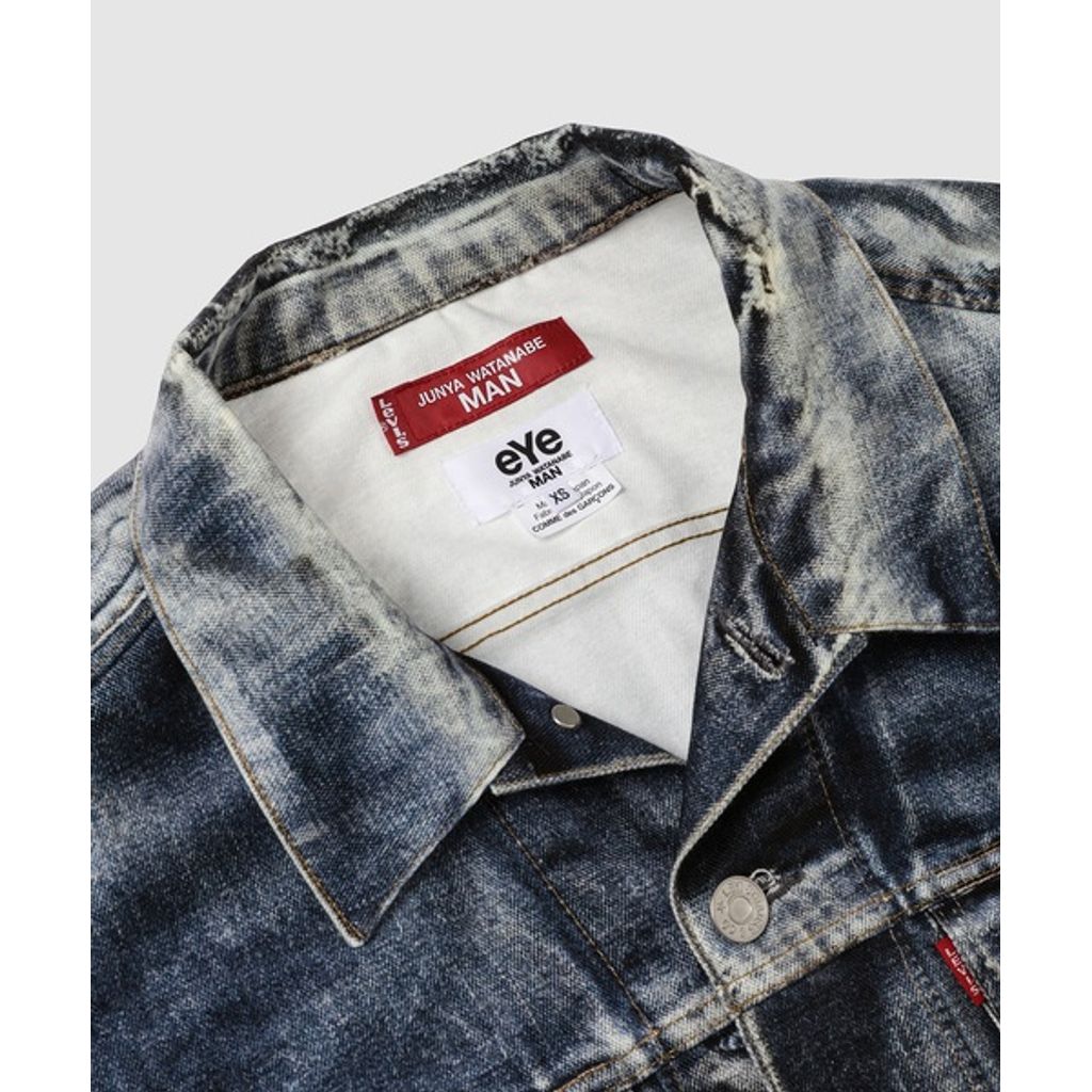 eYe JUNYA WATANABE MAN 『BerBerJin』『Levi's』70505 TRIPLE NAME DENIM PRINT JACKET