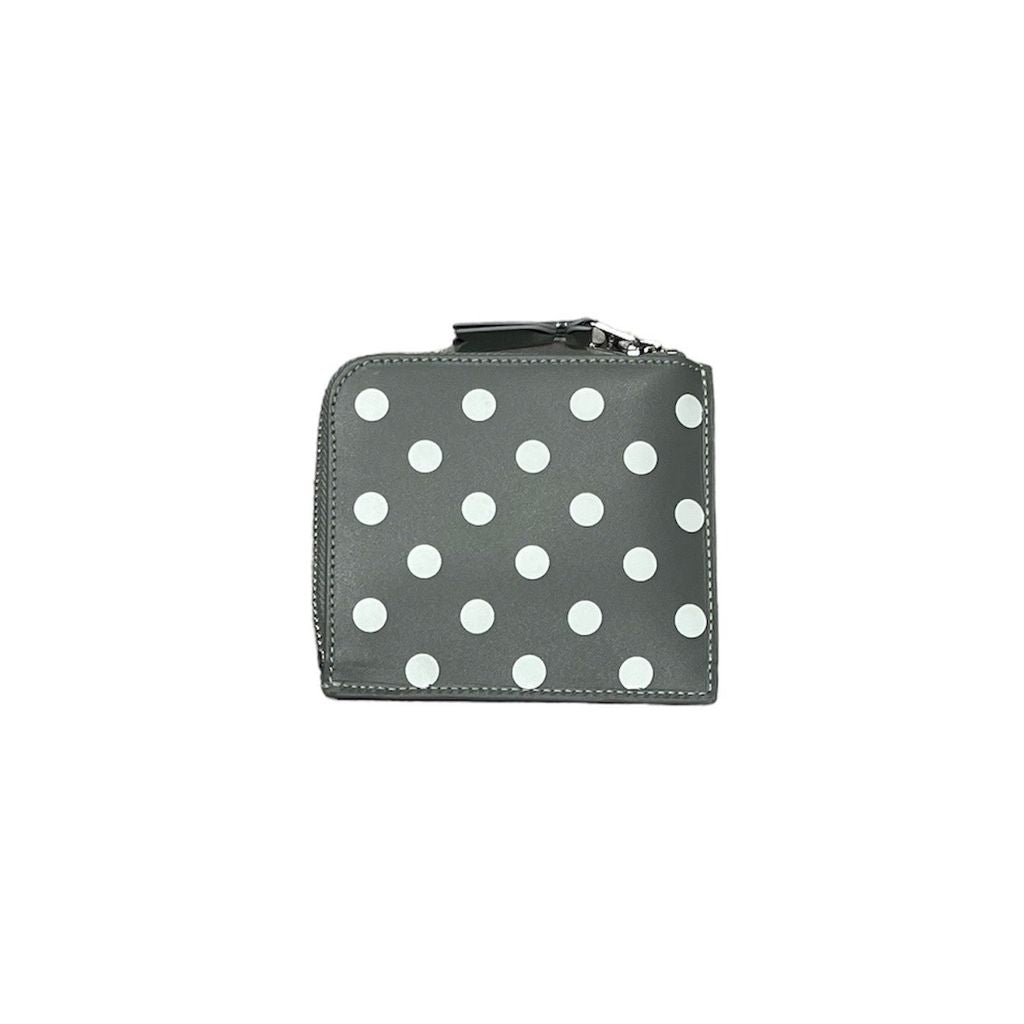Wallet COMME des GARCONS CDG WALLET Polka Dots Printed Gray