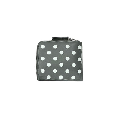 Wallet COMME des GARCONS CDG WALLET Polka Dots Printed Gray