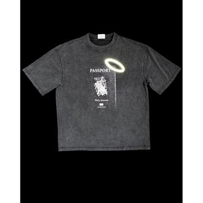 TALKING ABOUT THE ABSTRACTION TRANSCRIPTION ANGEL RING TEE
