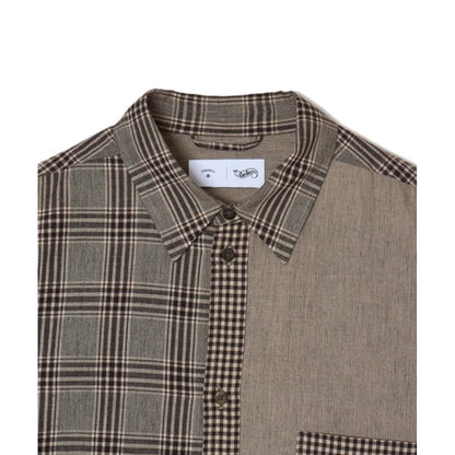 SUGARHILL CS LINEN BIG SHIRT CRAZY PATTERN
