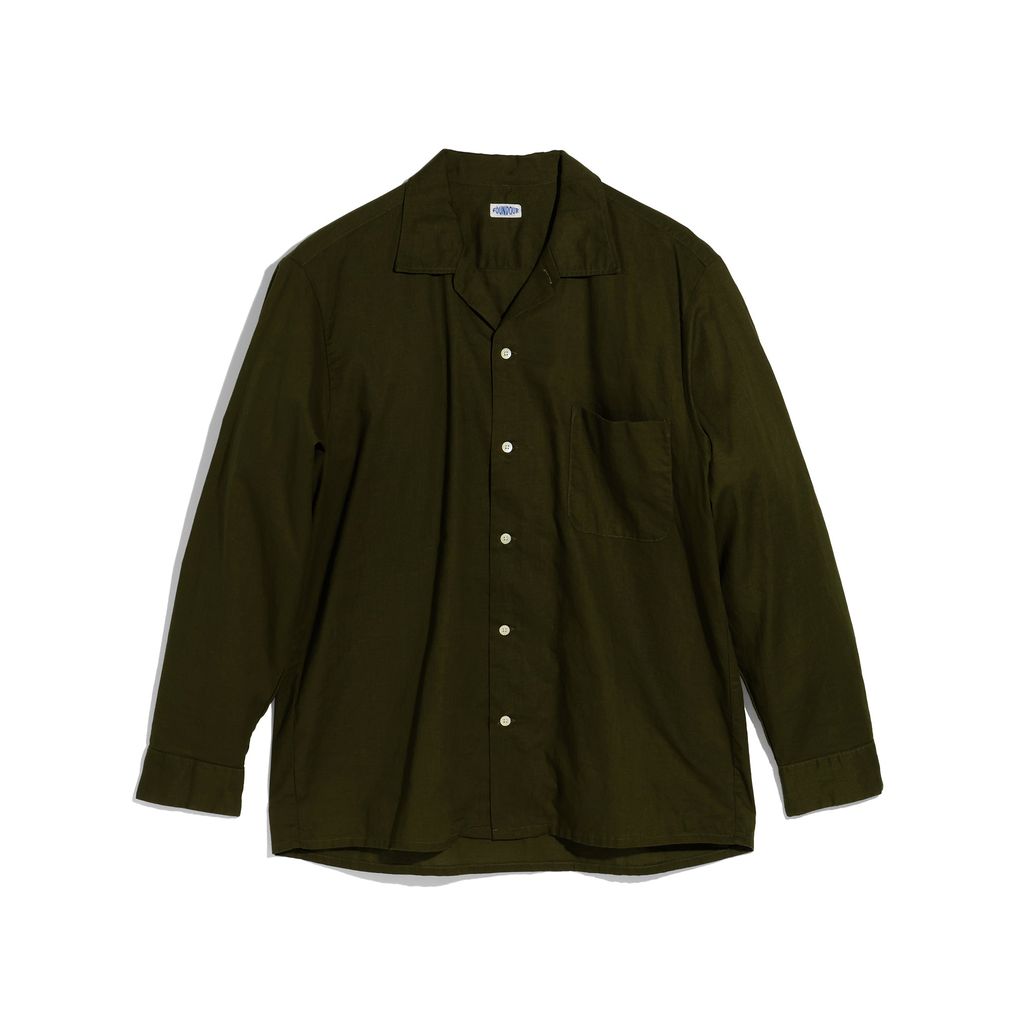 FOUNDOUR OPEN COLLAR SHIRT