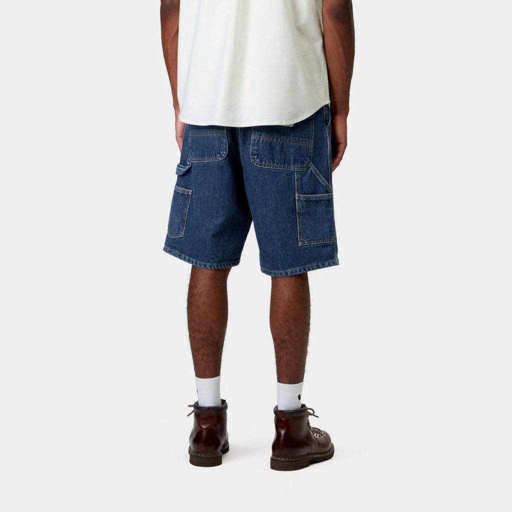 CARHARTT WIP  Single Knee Short - Denim Smith Denim