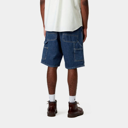 CARHARTT WIP  Single Knee Short - Denim Smith Denim