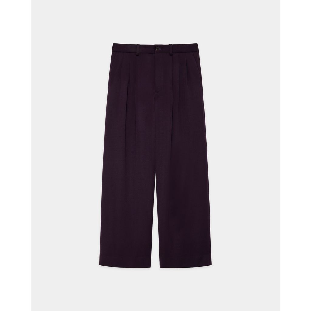 【予約商品】MARKAWARE TRIPLE PLEATED WIDE TROUSERS