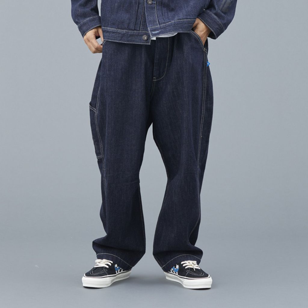 Liberaiders TRIBAL DENIM SARROUEL PANTS OW – MAROON WEBSTORE