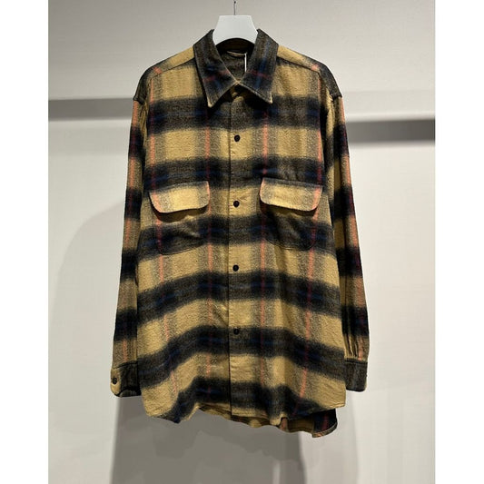 blurhms Cotton Rayon Ombre Work Shirt L/S