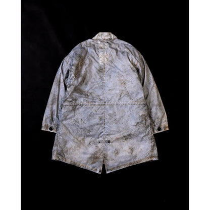 ANACHRONORM  DIRTPAINT NYLON MODS COAT WHITE
