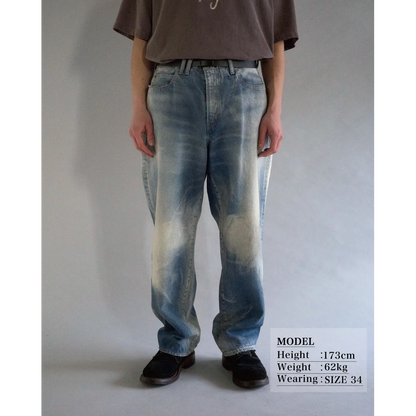 ANACHRONORM CONTEXT-003N-R2 SUNFADED 80's WIDE 5P PANTS