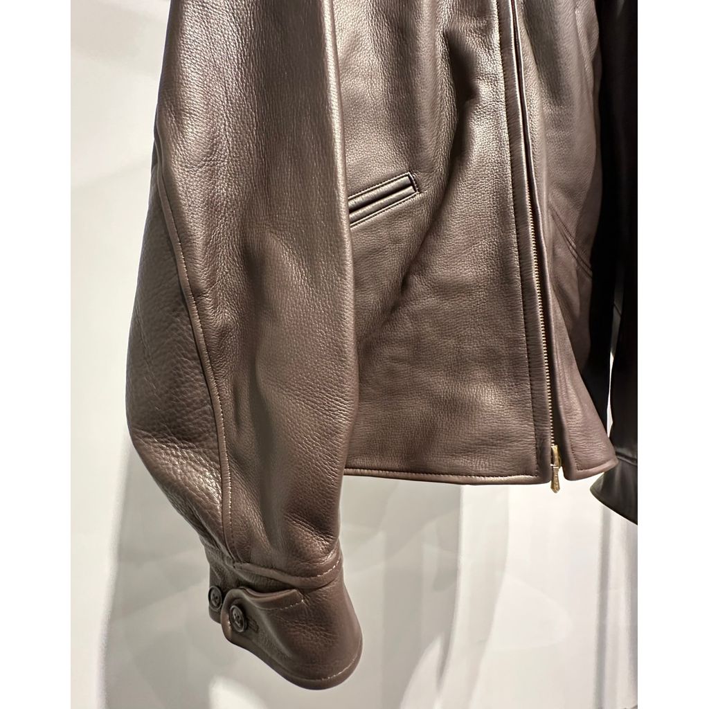 blurhms Steer Leather Racer Jacket