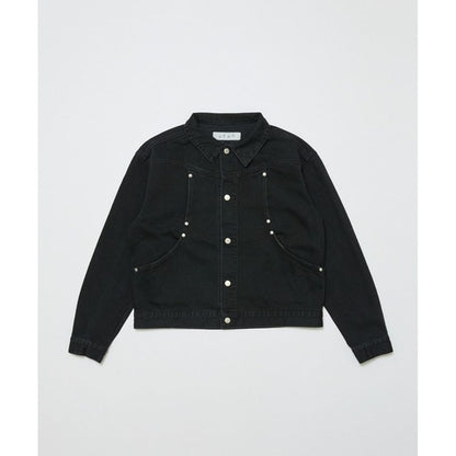 BAL CARB POCKET WASHED DENIM JACKET