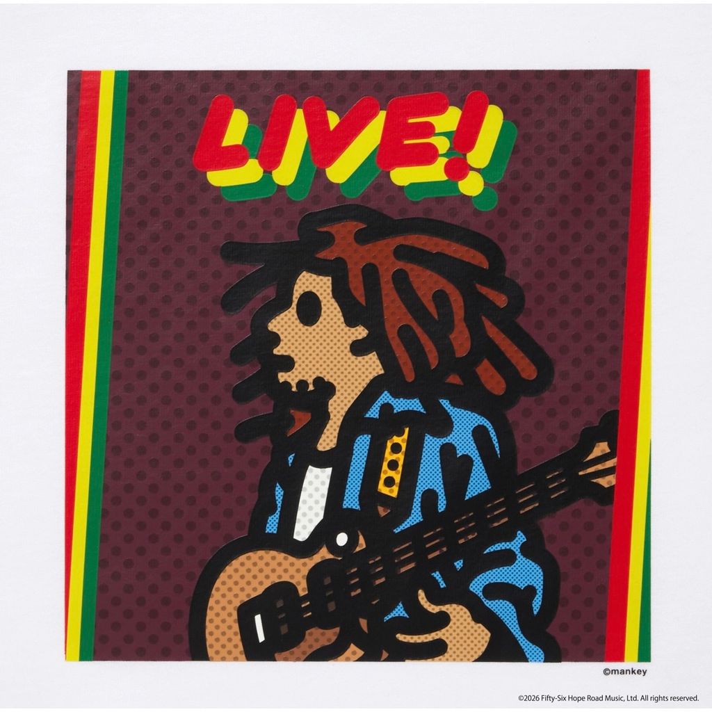 CITY COUNTRY CITY CITY COUNTRY CITY x BOB MARLEY_COTTON T-SHIRT_LIVE!