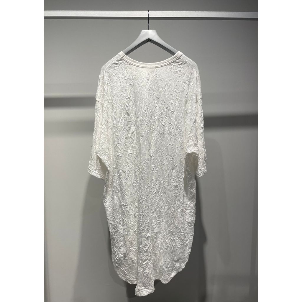 Ground Y CATCH WASHER HEM ROUND JUMBO T-SHIRT SHORT SLEEVES