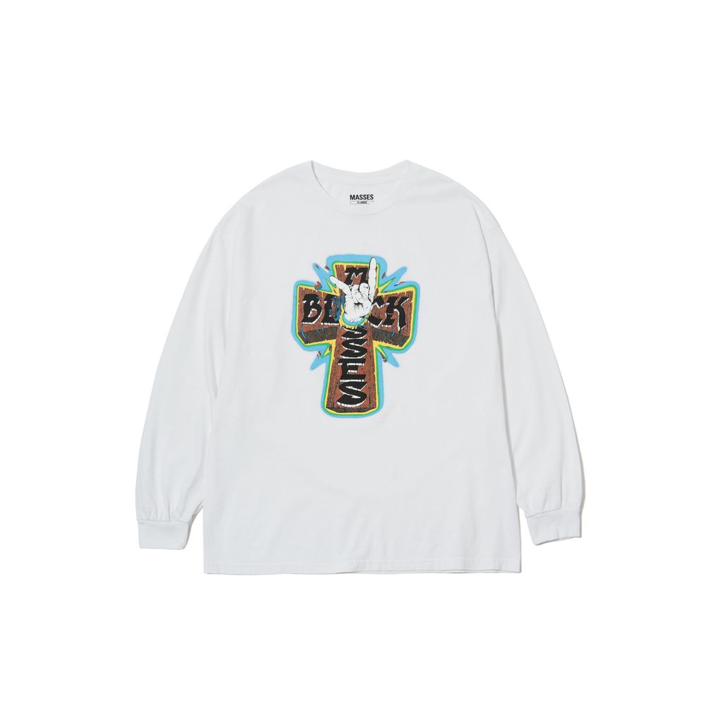 MASSES T-SHIRT L/S CROSS HAND