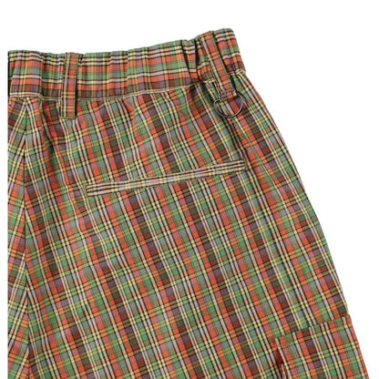 SON OF THE CHEESE Traditional Check Cargo Shorts