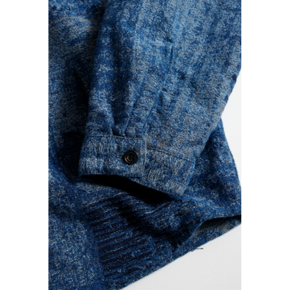 FDMTL BORO JAQUARD HAORI SHIRT RINSE