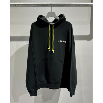 TSUTOMU MORIYA × LINEAGE CORE SP ABSTRACT HOODIE（BLACK）