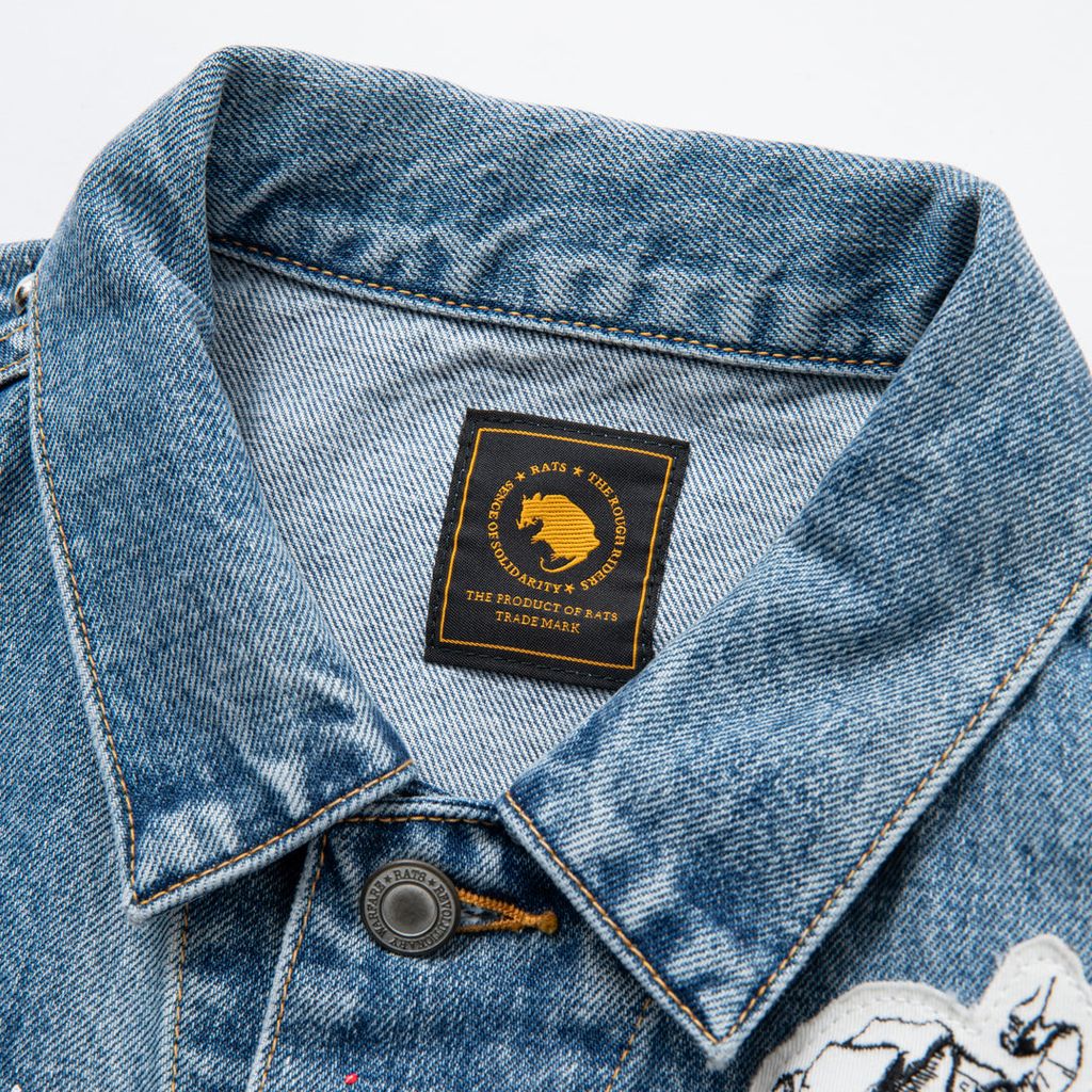 RATS 3RD TYPE STUDS DENIM JACKET