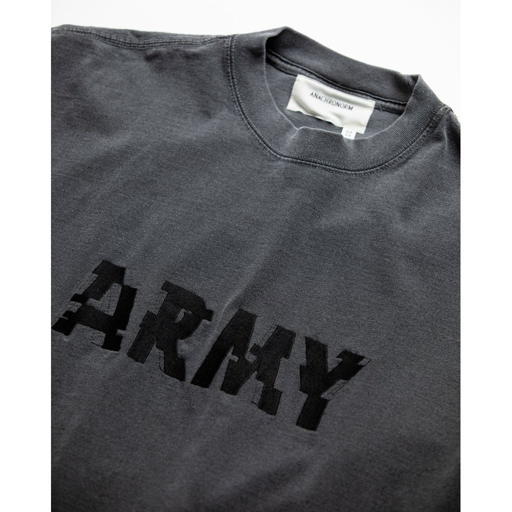 ANACHRONORM ANNK-004 ARMY GLITCH EMBROIDERY S/S T-S