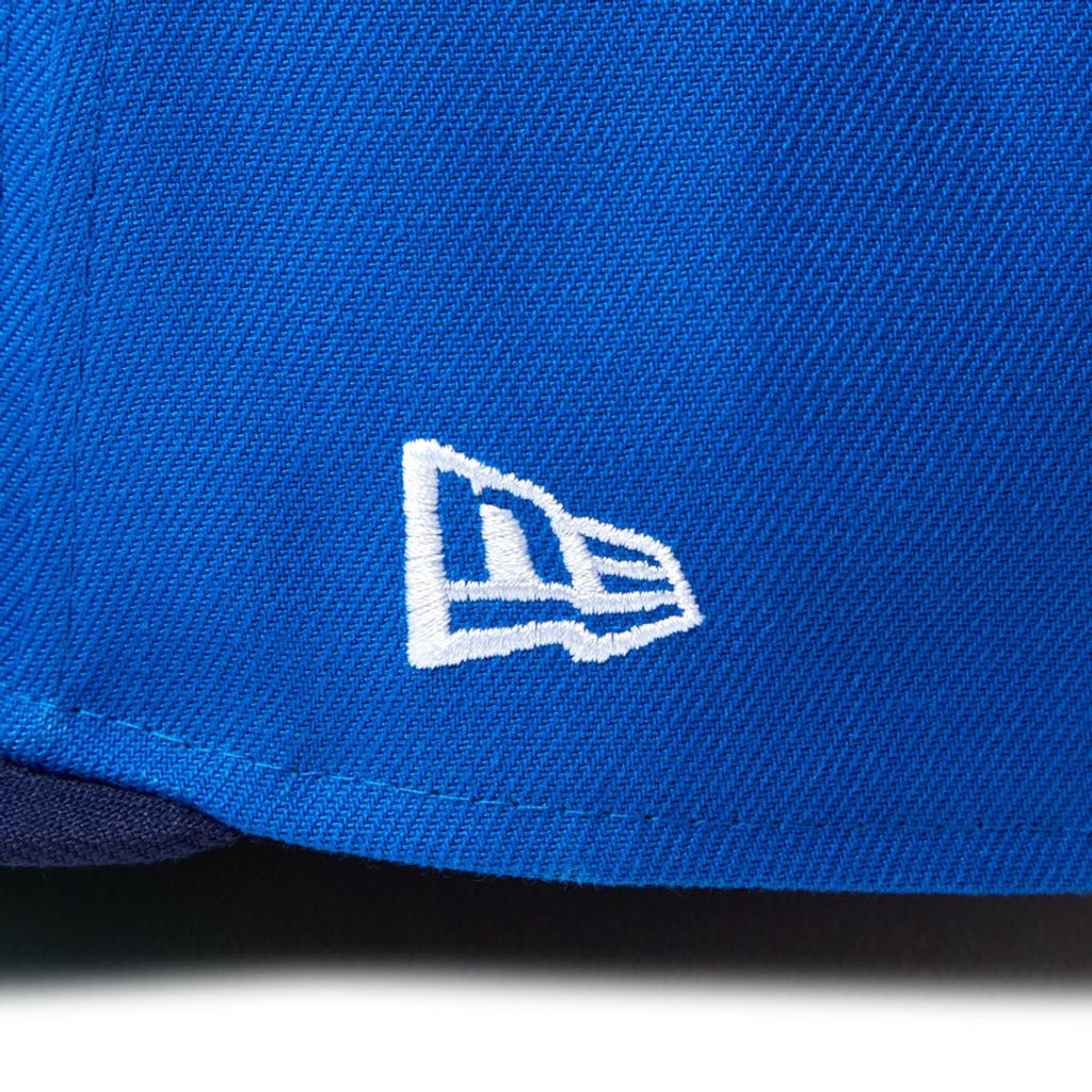 NEW ERA  59FIFTY Powered by GORO NAKATSUGAWA(min-nano) ロサンゼルス・ドジャース スエットバンドブルーバイザー ライトネイビー