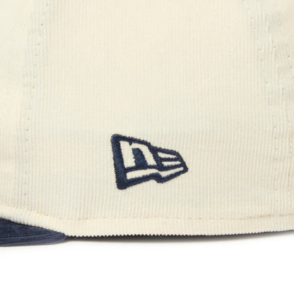 NEW ERA RC 9FIFTY Powered by GORO NAKATSUGAWA（MIN-NANO） ニューヨーク・ジャイアンツ コーデュロイ アイボリー ネイビーバイザー