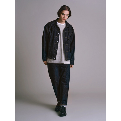 New Manual #017 LV 61's TAPERED JEANS ONE-WASHED