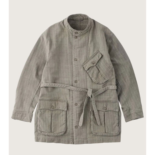 PORTER CLASSIC FADED STRIPE MOTORCYCLE JACKET