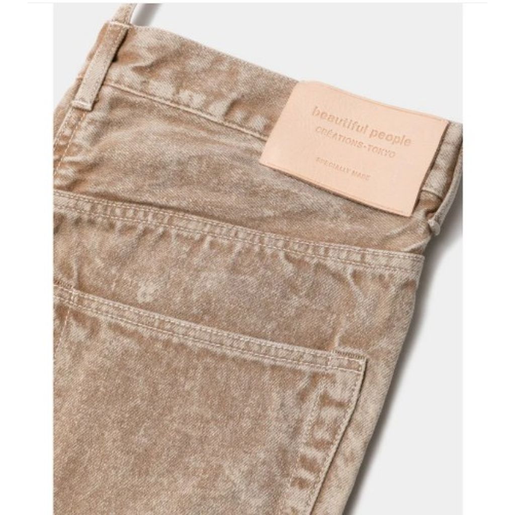beautiful people excerption denim bleached sacoche