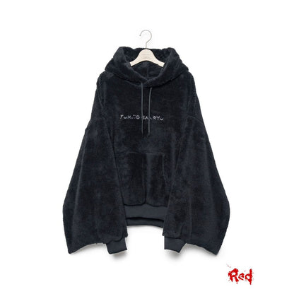 FUMITO GANRYU Kimono Boa Fleece Hoodie
