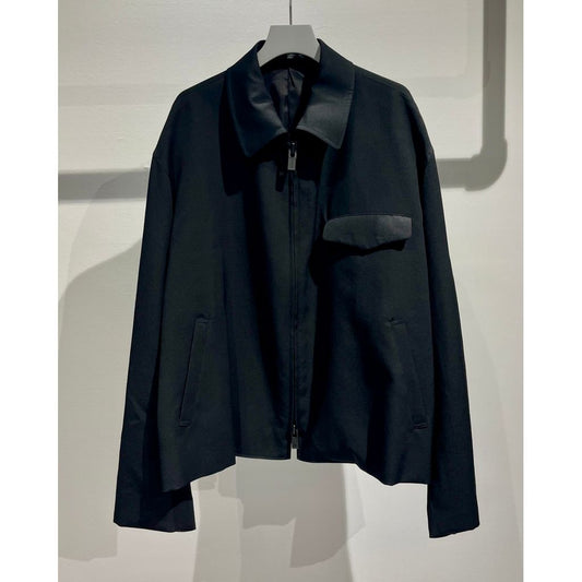 Y's for men GABARDINE FLAP POCKET BLOUSON（BLACK）