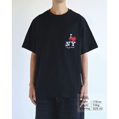 ANACHRONORM ANNK006 ICON THREADS GLITCH EMBROIDERY S/S T-S