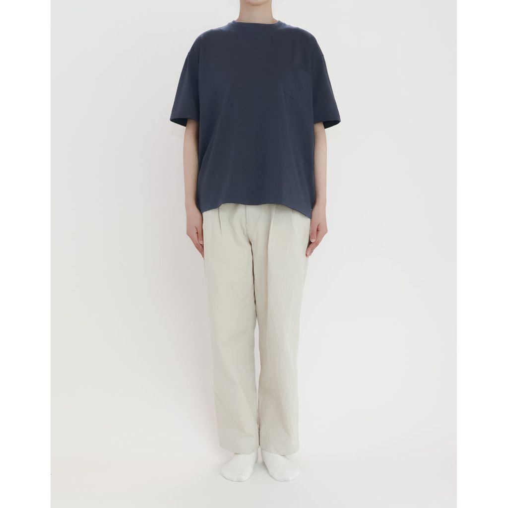 YAECA STOCK  Short Sleeve Tubular T-shirts With Pocket