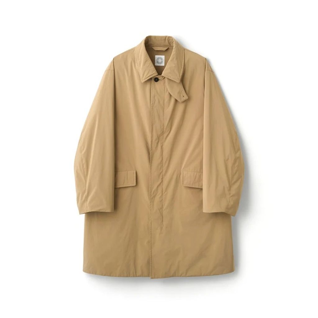 ORCIVAL Men's Split Fiber Twill Soutien Collar Coat