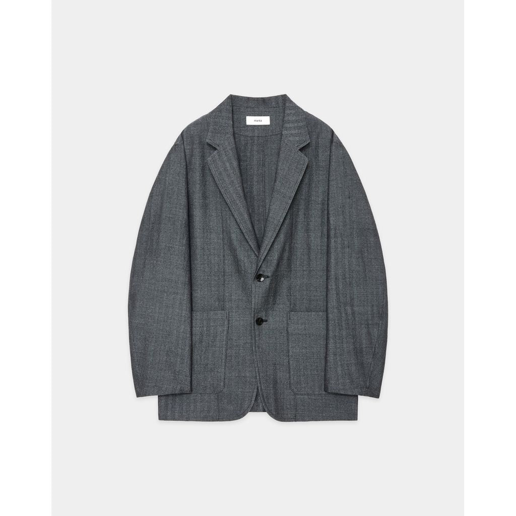 marka  Tumbled Wool Serge Stroll Around Jacket