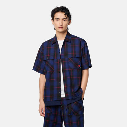 Timberland  TOKYO DESIGN COLLECTIVE オールジェンダー 半袖 プレイド シャツ
