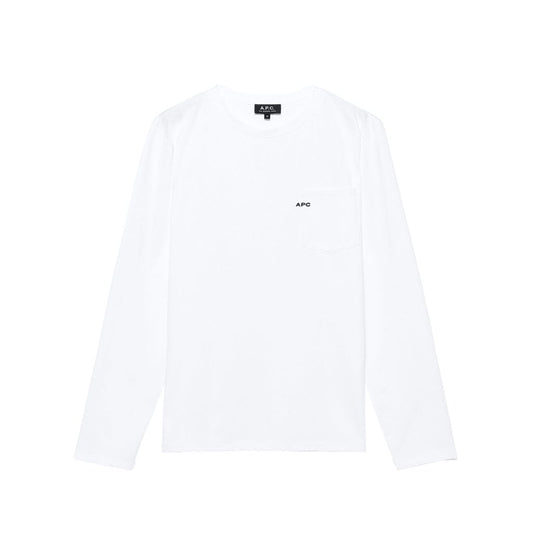 A.P.C.  刺繍入りポケット付長袖Tシャツ