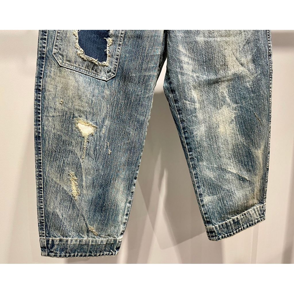 PORTER CLASSIC STEINBECK DENIM POCKET PANTS VINTAGE CUSTOM