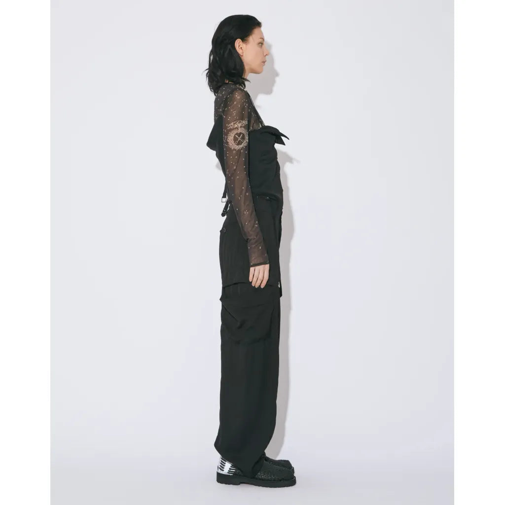 beautiful people rayon barathea bow silhouette pants