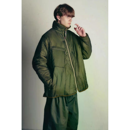 is-ness REVERSIBLE FLEECE DOWN JACKET is-ness×TAION