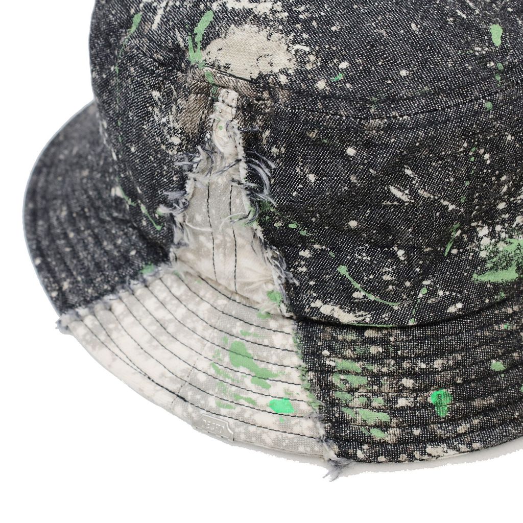 DECHO  BLEACH & CRASH COLOR BUCKET HAT