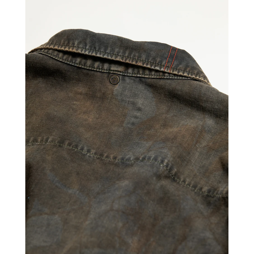 ANACHRONORM  AN374-B SULFUR DYED RIPSTOP REALTREE FATIGUE JACKET SULFUR BLACK