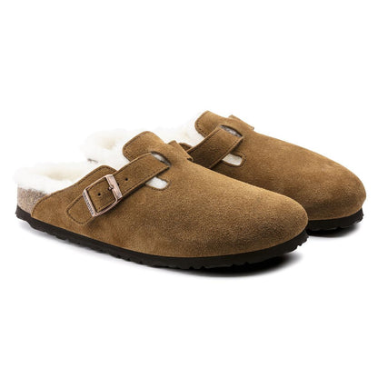 【予約商品】BIRKENSTOCK Boston Shearling ボストン シアリング スエードレザー(Mink)1001141