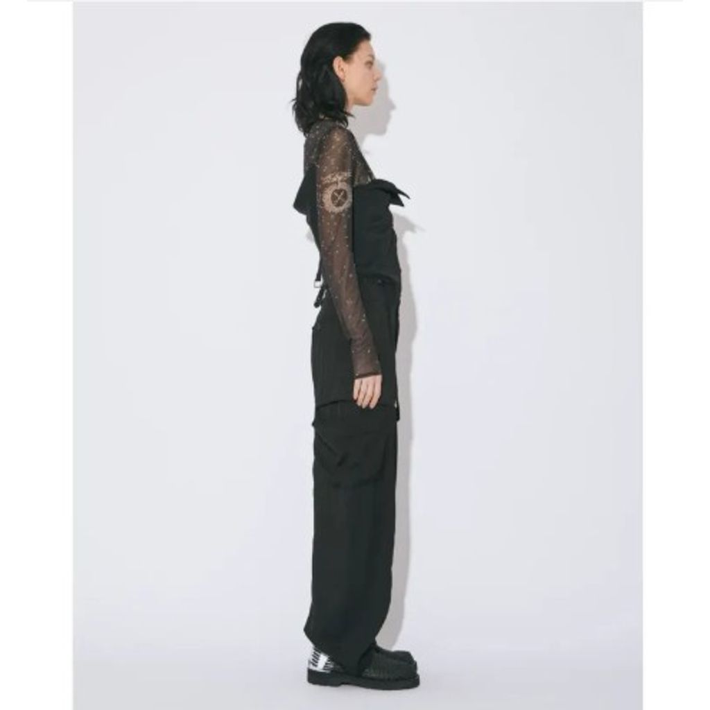 beautiful people rayon barathea bow silhouette pants