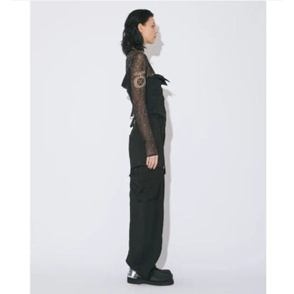 beautiful people rayon barathea bow silhouette pants