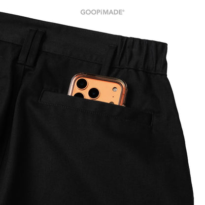 GOOPiMADE P1-R Black Pants-Wide
