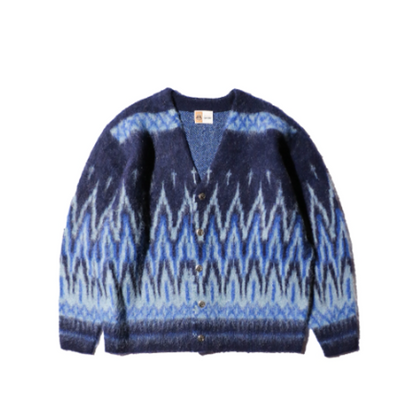 TOWNCRAFT vintage mohair stripe cardigan