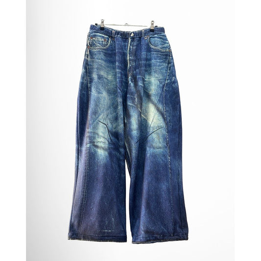 TALKING ABOUT THE ABSTRACTION TRANSCRIPTION TRANSFER WIDE PANTS